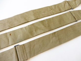 U.S. Army WWII, 3 x general purpose (mussette bag) strap