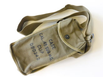 U.S. Army WWII, Case Cal.45 Sub M.G. Clip. Unused,  khaki/OD
