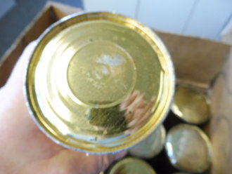 U.S. 9/1944 dated Original box with 24 cans " Corn Cream Style" First time opened since WWII. You will receive the 24 cans with the box exactly as pictured