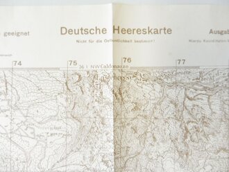 Deutsche Heereskarte Lastebasse - Italien, Maße 45...