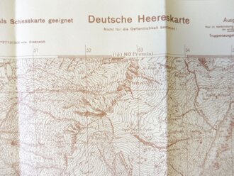 Deutsche Heereskarte Valle dellIsorno - Italien,...