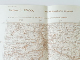 Deutsche Heereskarte Cannobio - Italien, Maße 45 x 50 cm