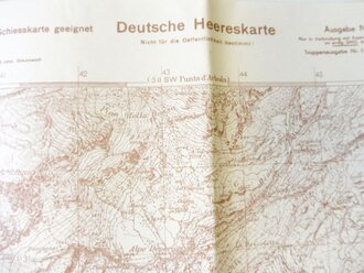 Deutsche Heereskarte Baceno - Italien, Maße 45 x 50 cm