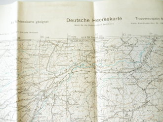 Deutsche Heereskarte Montescudo - Italien, Maße 46 x 49 cm, Rückseite bedruckt
