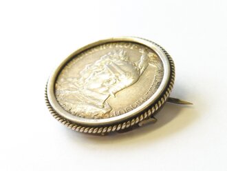 Preußen, 2 Mark Silbermünze 1901 gefasst