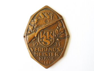 Deutsches Kartell für Jagd- und Sportschießen, KKS Landesverband Südwest , Abzeichen 2.Form für Verbandsmeister , Klasse III in Bronze