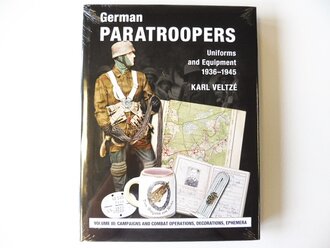 German Paratroopers: Uniforms and equipmet 1936 - 1945  Volume III: Campaigns and Comabt operations, Decorations, Ephemera. 367 pages, unopened example. For more pics please check out item 56432.