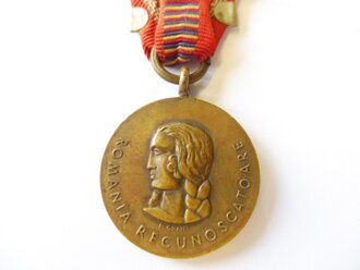 Rumänien Medaille Kreuzzug gegen den Kommunismus 1941 mit Spange "AZOV"