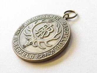 Bergischer Jagdklub Elberfeld, tragbarer Ehrenpreis der Langhaarschau 1932. Durchmesser 40mm