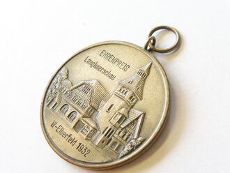 Bergischer Jagdklub Elberfeld, tragbarer Ehrenpreis der Langhaarschau 1932. Durchmesser 40mm