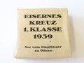 Umkarton zum Etui für Eisernes Kreuz 1. Klasse 1939, Hersteller Klein & Quenzer Oberstein