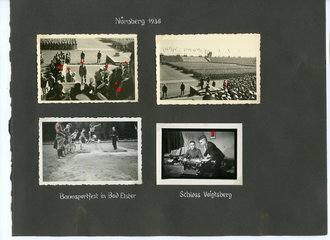 Reichsparteitag Nürnberg 1936, Seite eines Fotoalbum