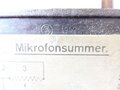 Mikrofonsummer Wehrmacht datiert 1942, Funktion nicht geprüft