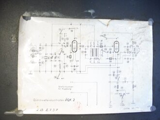 Luftwaffe Quartz Frequenz Prüfgerät PQK2  , Anforderungszeichen Fl 26816, Wellenmesser zur Eichung des Flugfunkgeräte FuG X. Originallack, Funktion nicht geprüft