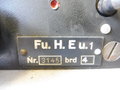 Funkhorchempfänger Fu H.Eu.1 (Ulrich). datiert 1943. Originallack, Funktion nicht geprüft