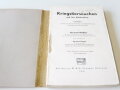 " Kriegstierseuchen und Ihre Bekämpfung" 1941, 352 Seiten, Einband lose