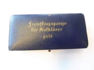 Etui zur Frontflugspange für Aufklärer gold