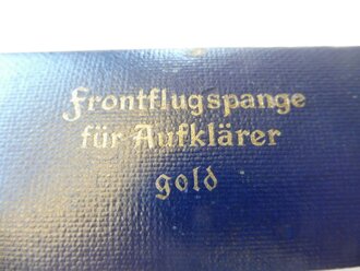 Etui zur Frontflugspange für Aufklärer gold