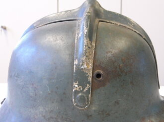 Ungarn 2.Weltkrieg, Stahlhelm Luftschutz oder Feuerwehr. Originallack