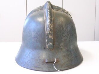 Ungarn 2.Weltkrieg, Stahlhelm Luftschutz oder Feuerwehr. Originallack