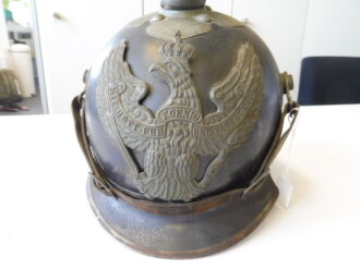 Preussen, feldgrauer Helm für Jäger zu Pferd,...