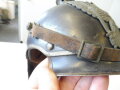 Preussen, feldgrauer Helm für Jäger zu Pferd, Hersteller Weissenburger Cannstadt