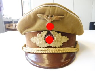 NSDAP Schirmmütze für politischen Leiter in der Kreisleitung mit RZM Etikett