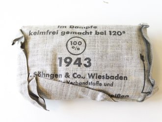 Verbandpäckchen Wehrmacht datiert 1943