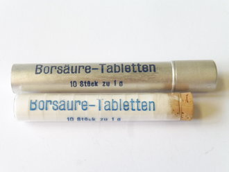 Borsäure Tabletten Wehrmacht, NUR FÜR DEKORATIONSSZECKE