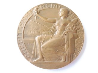 Frankreich, bronzene Medaille " Credit Commercial de...