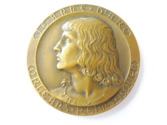 Frankreich, bronzene Medaille "Jeanne DÀrc...