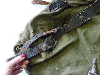 Rucksack für Gebirgstruppen der Wehrmacht mit Reichsbetriebsnummer