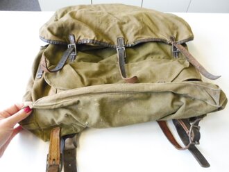 Rucksack für Gebirgstruppen der Wehrmacht mit Reichsbetriebsnummer