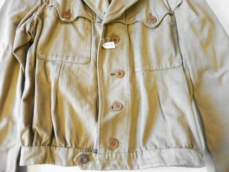 Tropenjacke der Waffen SS , sogenannte "Sahariana". Nach dem Krieg Zivil umgeschneidert