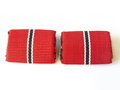 Bandspange Medaille Winterschlacht im Osten, 26mm Breite. 1 neuwertiges Stück auf Luftwaffenstoff  aus altem Bestand