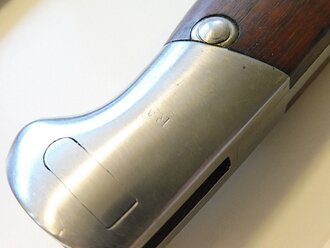 Argentinien Bajonett Modell Mauser 1909. Sehr guter Zustand, mit dem passenden Koppelschuh