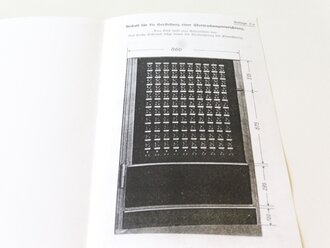 REPRODUKTION, D760/1 Kasernenübungsanlagen der Nachrichtentruppen und Truppennachrichteneinheiten, vom 5.3.38, A5, 20 Seiten + Anlagen