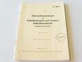 REPRODUKTION, D760/1 Kasernenübungsanlagen der Nachrichtentruppen und Truppennachrichteneinheiten, vom 5.3.38, A5, 20 Seiten + Anlagen