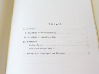 REPRODUKTION, L.Dv.953 Beladeplan für einen Nachrichtenkraftwagen (Kfz 2), Ausgabe 1939, A5, 23 Seite