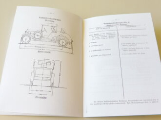 REPRODUKTION, L.Dv.953 Beladeplan für einen Nachrichtenkraftwagen (Kfz 2), Ausgabe 1939, A5, 23 Seite