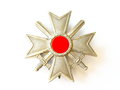 Kriegsverdienstkreuz 1. Klasse 1939, Buntmetall, die Nadel innen "62" markiert für Kerbach & Oesterhelt, Dresden