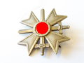 Kriegsverdienstkreuz 1. Klasse 1939, Buntmetall, die Nadel innen "62" markiert für Kerbach & Oesterhelt, Dresden