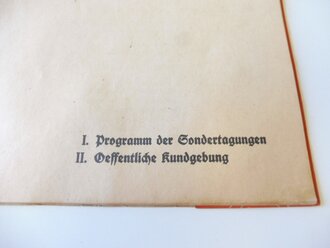 Programm der Kundgebund der Landesbauernschaft...