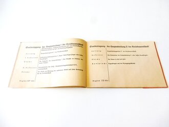 Programm der Kundgebund der Landesbauernschaft Hessen-Nassau März 1935, 15 Seiten, DIN A5 Querformat