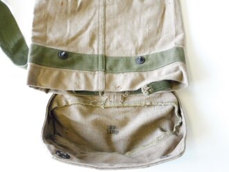 U.S. 1945 ? dated Bazooka rocket bag. Khaki-OD