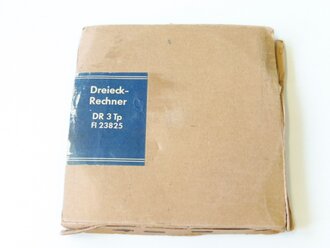 Luftwaffe, Dreieckrechner DR 3Tp datiert 1944, neuwertiges Stück in der originalen Umverpackung