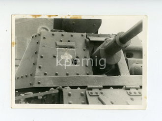 Foto Panzer mit Turmkennung 7 x 10 cm