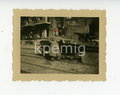 Foto stehengebliebener Panzer 5 x 6,5 cm