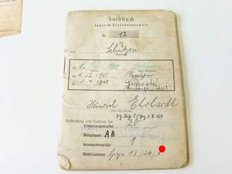 Heeres Gebirgsjäger Btl. Allgäu, Soldbuch,...