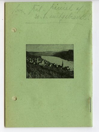 "Kamp am Rhein" in der Zeit der entscheidenen Kämpfe im Rheinland" Frühjahr 1945. Kleinformat19 Seiten